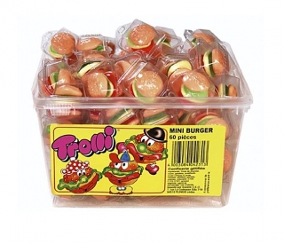 Želé BURGER mini 10g - 60 ks (dóza)